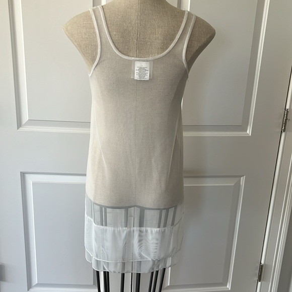 Sympli off white mesh camisole sz 6 - Picture 2 of 5